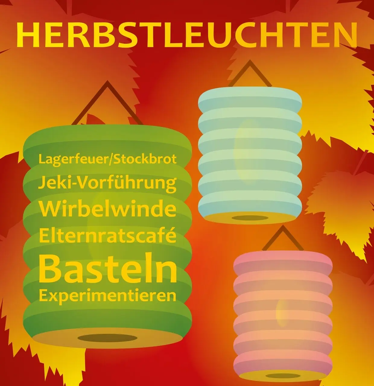Plakat Herbstleuchten